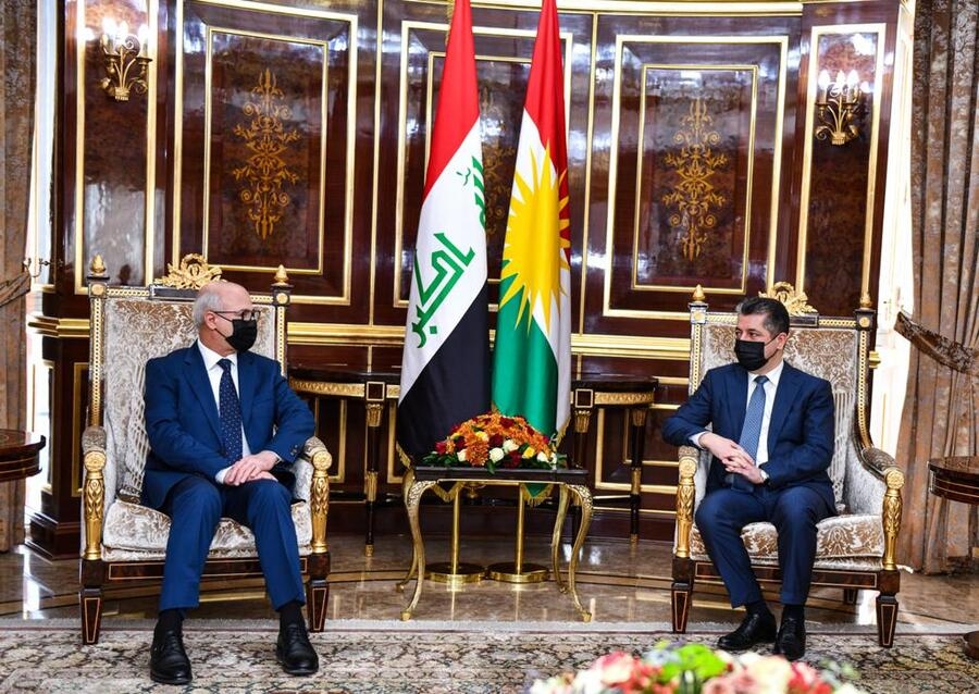 Serokwezîr li gel wezîrê perwerde yê Îraqê civiya