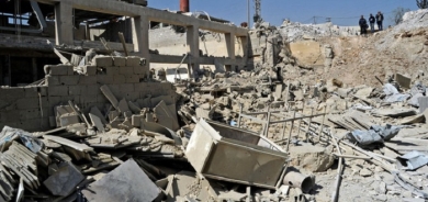 Israeli strike near Syrian capital causes material damage