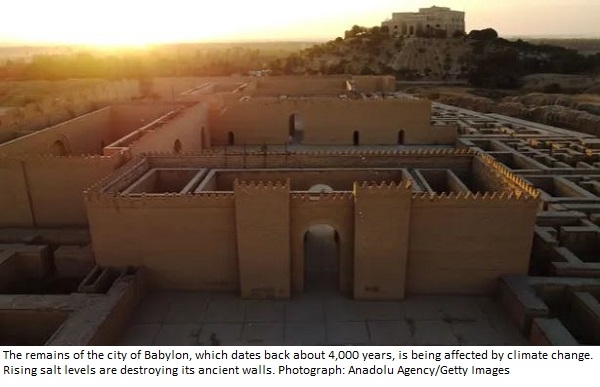 Iraq’s ancient buildings are being destroyed by climate change