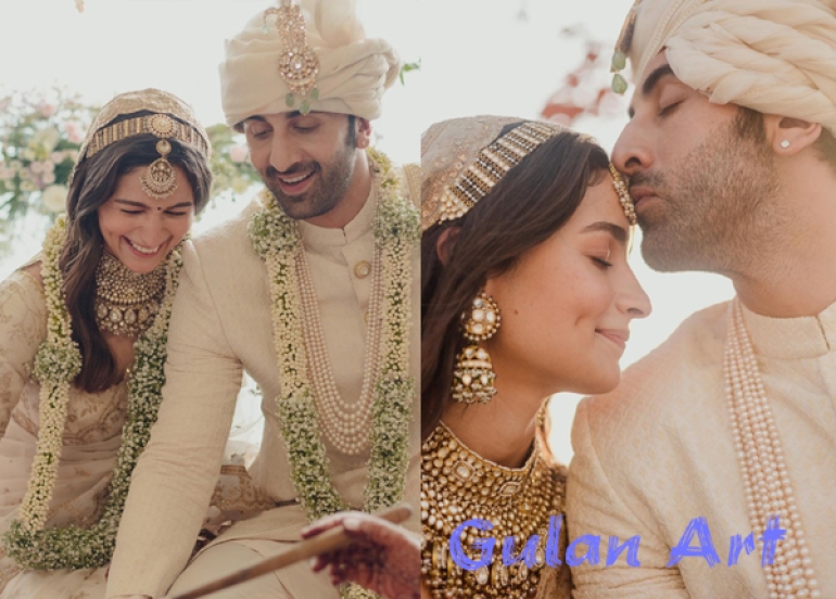 عەلیا بهات و رانبیر كاپوور هاوسەرگیرییان كرد