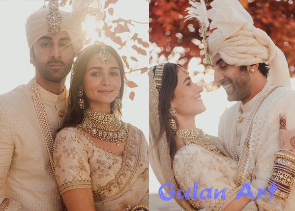 عەلیا بهات و رانبیر كاپوور هاوسەرگیرییان كرد