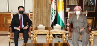 الرئيس بارزاني ونائب رئيس البرلمان العراقي يبحثان تطورات الوضع السياسي وإستكمال الإستحقاقات الدستورية