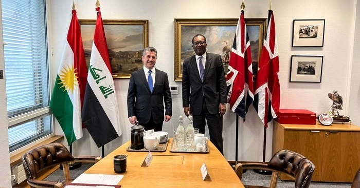 PM Masrour Barzani meets British Secretary of State for Business, Energy and Industrial Strategy