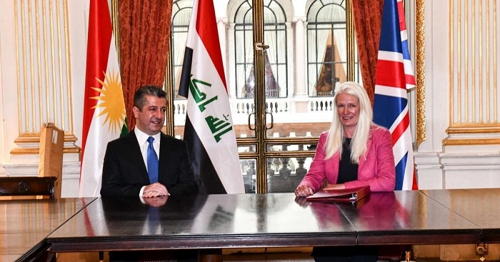 PM Masrour Barzani meets British Minister of State for Asia and the Middle East