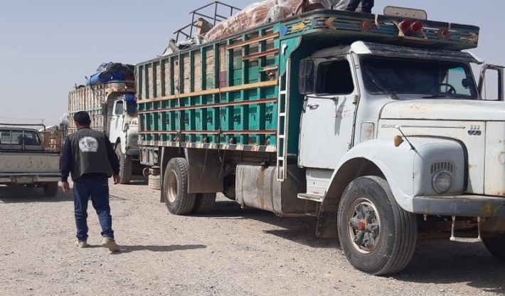 الهجرة الاتحادية : إعادة 110 نازحين من مخيمات نينوى