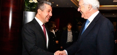 رئيس حكومة إقليم كوردستان يستقبل رئيس الوزراء البريطاني الأسبق جون ميجر