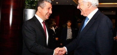 Serokwezîr Mesrûr Barzanî pêşwazî li John Major kir