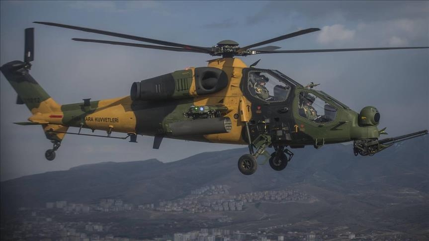 مروحيات تركية تقصف مخابئ لعناصر من حزب العمال شمالي دهوك