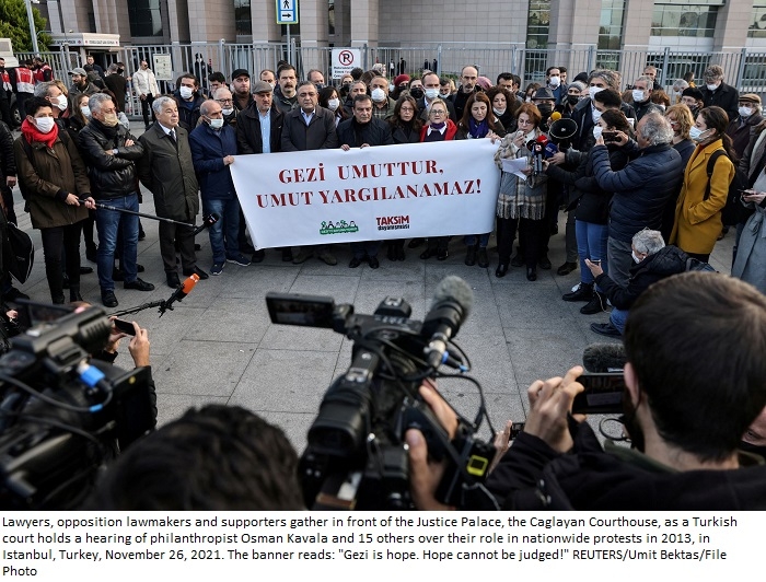 Turkish court set to rule in trial of philanthropist Kavala