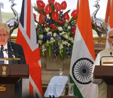 جۆنسۆن: بەریتانیا و هیندستان ڕێککەوتننامەی نوێی بەرگری و ئەمنی واژۆ دەکەن