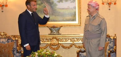 Serok Barzanî: Bi dubare hilbijartina Emmanuel Macron kêfxweş im