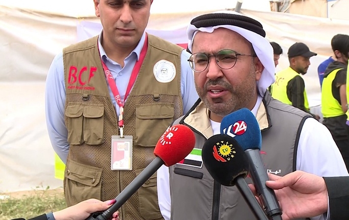 الهلال الأحمر الإماراتي يطلق حملة مساعدات للاجئين في مخيمات إقليم كوردستان