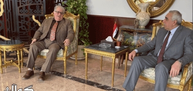 باڵوێزی عێراقی فیدراڵ لە قاهیرە پێشوازی لە بەرپرسی مەکتەبی پارتی دەکات