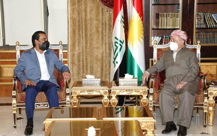 الرئيس بارزاني يبحث مع تحالف السيادة العملية السياسية في العراق