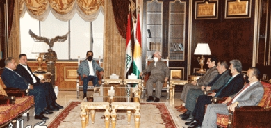 سەرۆك بارزانی پێشوازی لە شاندێكی باڵای هاوپەیمانێتی سیادە دەكات