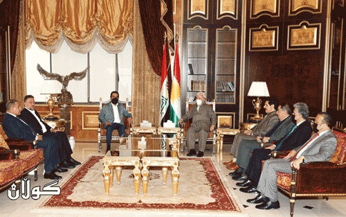 سەرۆك بارزانی پێشوازی لە شاندێكی باڵای هاوپەیمانێتی سیادە دەكات