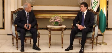 President Nechirvan Barzani receives Fakhri Karim