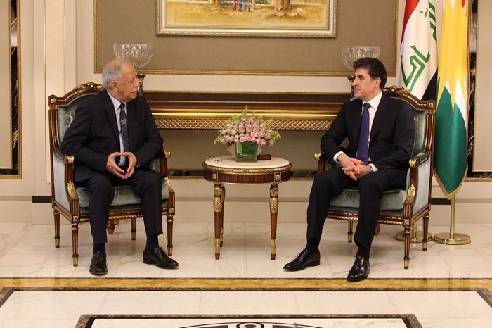 President Nechirvan Barzani receives Fakhri Karim