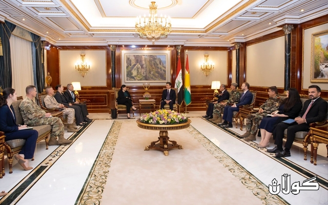 سه‌رۆك نێچيرڤان بارزانى له‌گه‌ڵ شاندێكى باڵای ئه‌مه‌ريكى كۆبووه‌وه‌