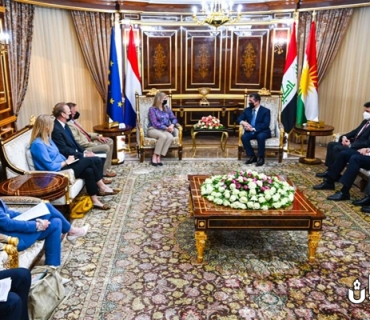 سەرۆکی حکومەتی هەرێمی کوردستان پێشوازی لە وەزیری بازرگانیی دەرەوەی هۆڵەندا دەکات