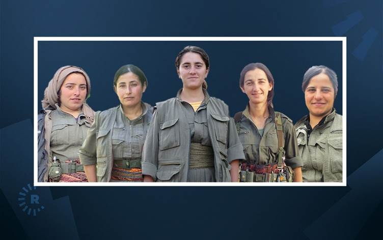 HPGê nasnameya 5 gerîlayên jin eşkere kir