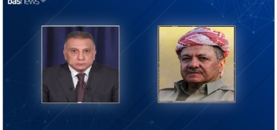 الكاظمي في اتصال هاتفي مع الرئيس بارزاني : سنلاحق منفذي جريمة استهداف 