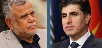 نيجيرفان بارزاني يعزّي العامري بوفاة نائبه في حادث سير