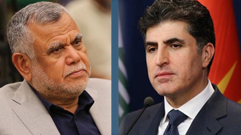 نيجيرفان بارزاني يعزّي العامري بوفاة نائبه في حادث سير