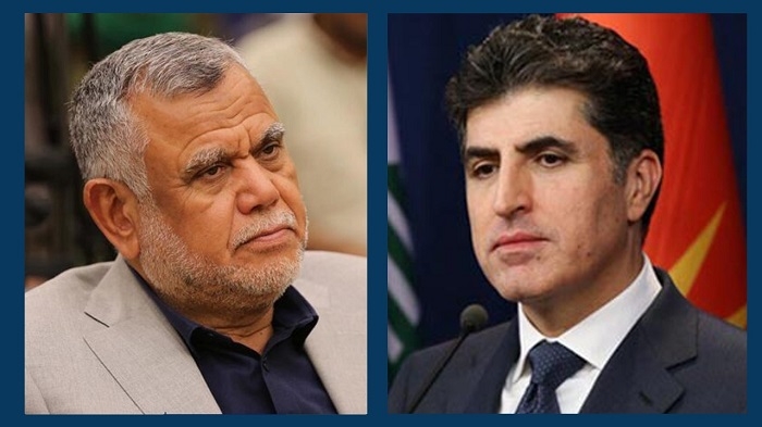 President Nechirvan Barzani offers condolences to Mr. Hadi al-Ameri
