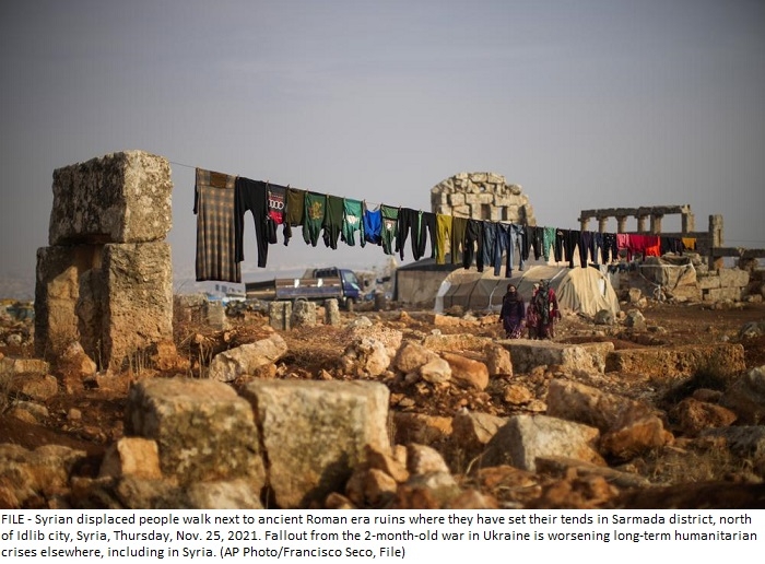 Syrians in desperate need of aid hit hard by Ukraine fallout