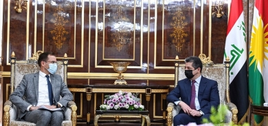 PM Masrour Barzani meets Belgian Ambassador to Iraq