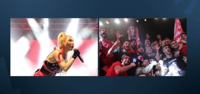 Tevî nerazîbûnan Hande Yener beşdarî pîrozbahiya Batman Petrolsporê bû