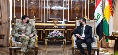 مسرور بارزاني يبحث مع وفد التحالف الدولي إصلاحات وزارة البيشمركة وأهمية دعمها