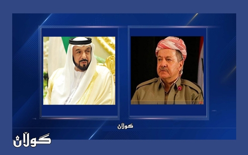 پەیامی سەرەخۆشی و ھاوخەمی سەرۆک بارزانی بۆ کۆچی دوایی سەرۆکی ئیمارات