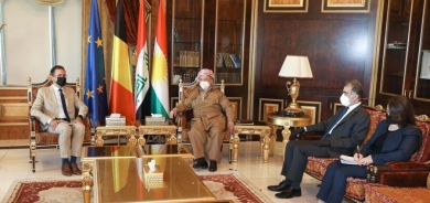 Serok Barzanî û balyozê Belcîkayê behsa rewşa Îraqê kirin