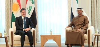 Nêçîrvan Barzanî pîrozbahî li Şêx Mihemed Bin Zayid kir