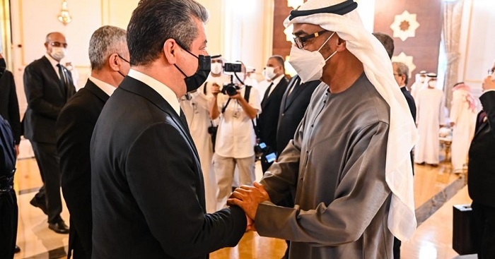 PM Masrour Barzani attends funeral of late UAE President