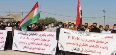 استمرار الاحتجاجات المطالبة بإخراج كافة الجماعات المسلحة من شنگال