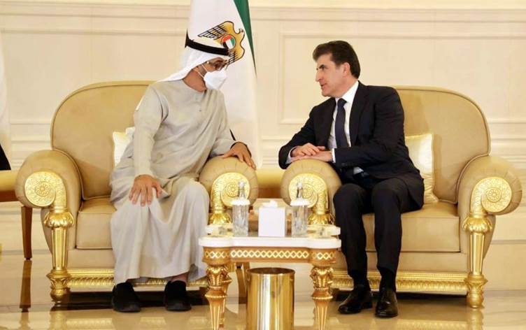 سه‌رۆك نێچيرڤان بارزانى به‌شدارى له‌ پرسه‌ى خوالێخۆشبوو شێخ خه‌ليفه‌ بن زايد ‏ئال نه‌هياندا ده‌كات