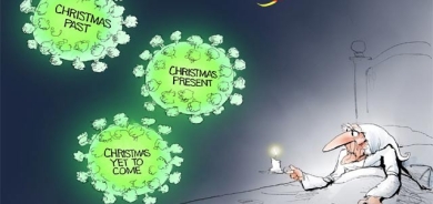 كاریكاتێر  لەم كاریكاتێرەدا، باس لە شەوەزەنگی مرۆڤەكان دەكات لە سەردەمی