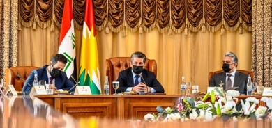 مسرور بارزاني يترأس اجتماعاً خاصاً بالمشاكل المالية في السليمانية وحلبجة وإدارتي گرميان وراپرين