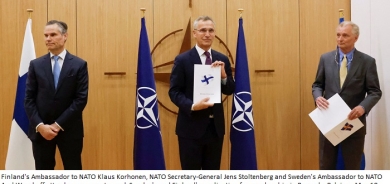 Finland, Sweden apply to join NATO, face Turkish objections