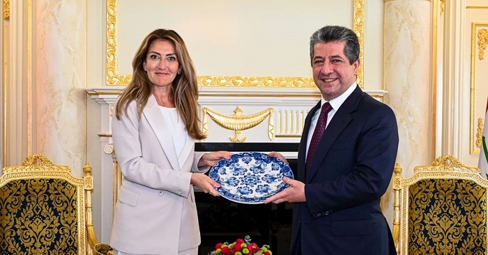 PM Masrour Barzani meets Dutch Minister of Justice and Security