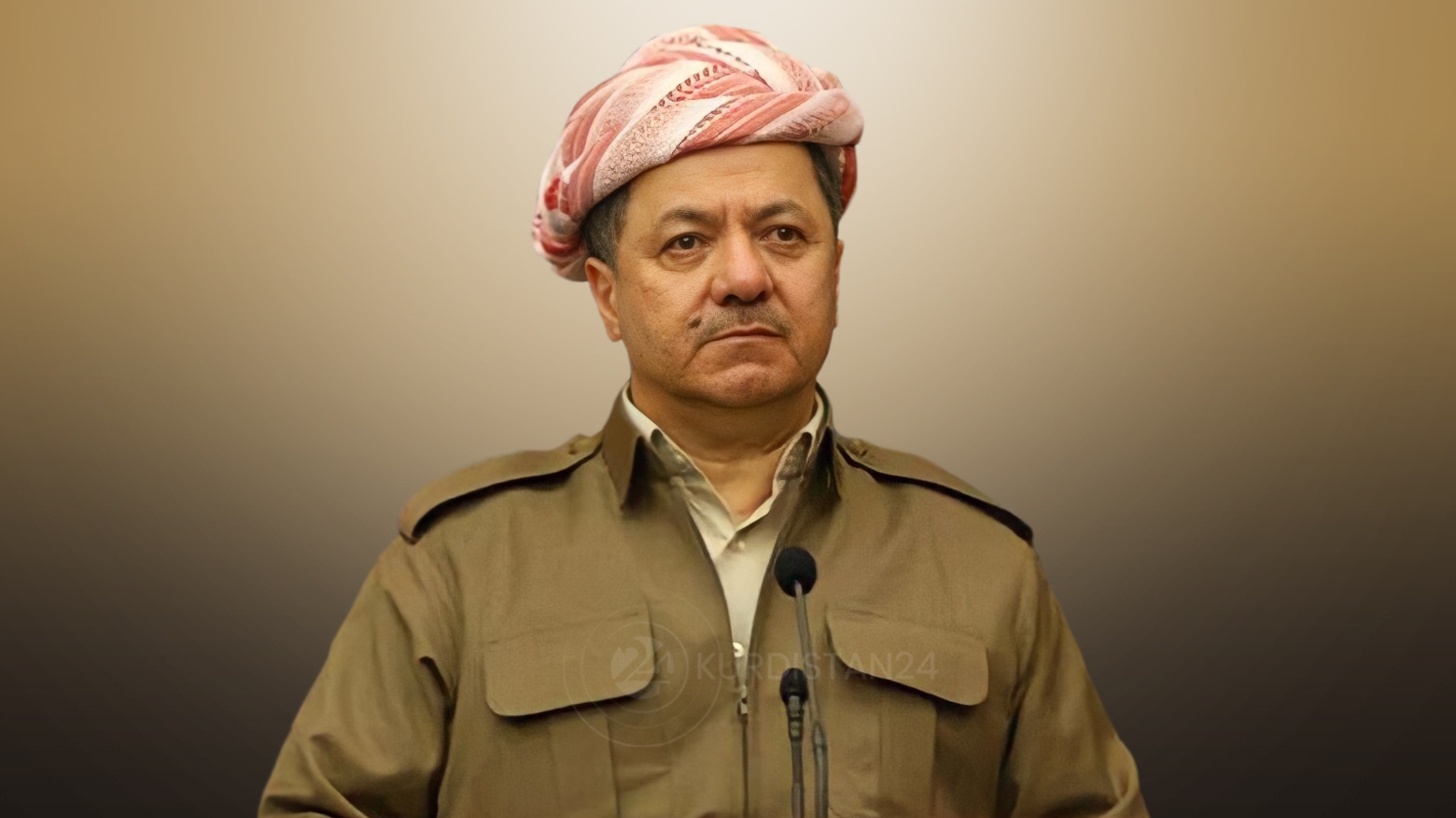 Serok Barzanî: Çavê hemû Pêşmergeyan maç dikim