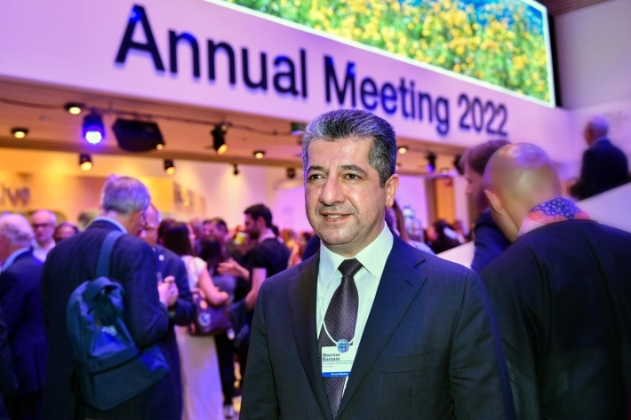 مسرور بارزاني : موجودون في دافوس لايصال صوت حكومة إقليم كوردستان ومناقشة القضايا العالمية