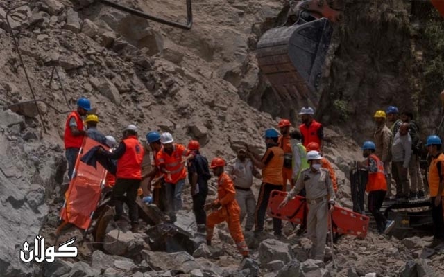 بەهۆی داڕمانی تونێلێك لە كشمیر 10 كەس گیانیان لە دەستدا