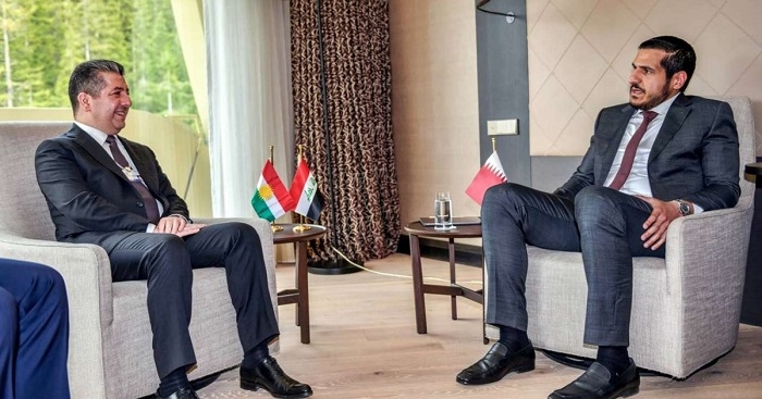 PM Masrour Barzani meets Qatari Minister of Commerce and Industry