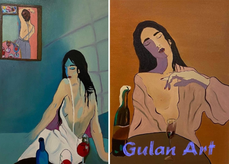 لە تابلۆكانی هونەرمەند (سۆنیا بەشیر)دا(2/2)