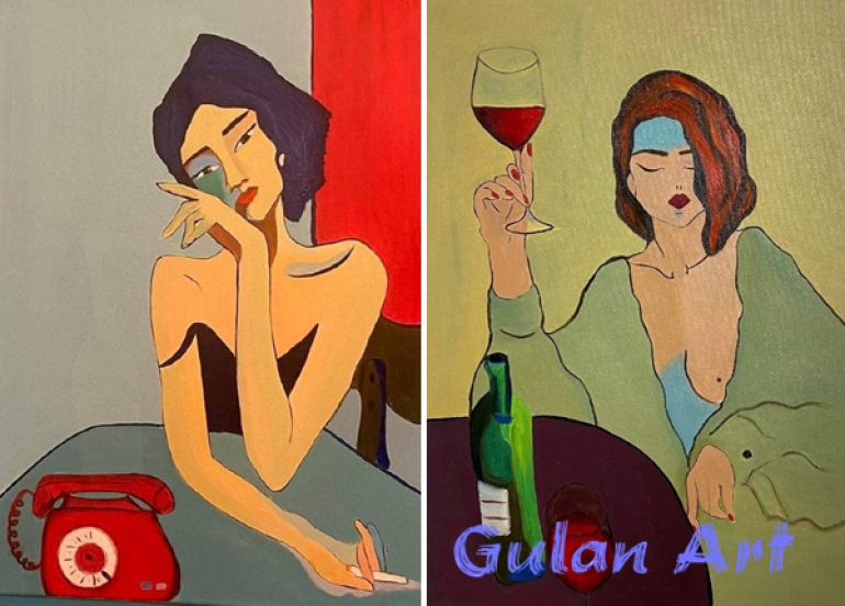 لە تابلۆكانی هونەرمەند (سۆنیا بەشیر)دا(2/2)