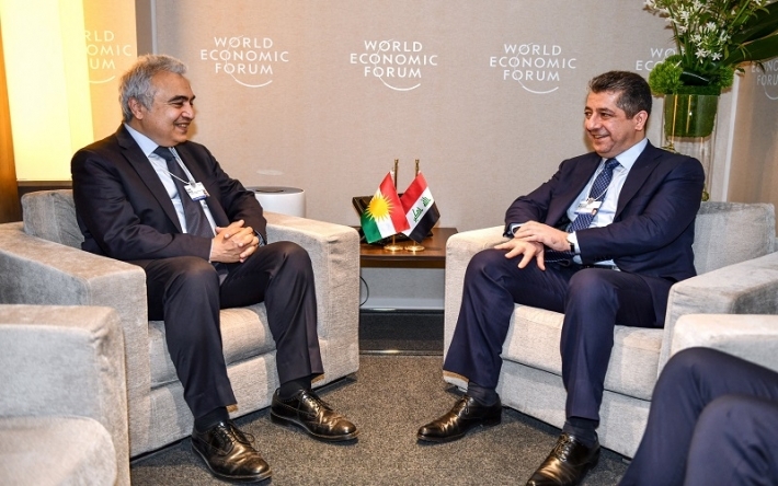 مسرور بارزاني يدعو الوكالة الدولية للطاقة لتقديم الدعم الفني والتدريب لإقليم كوردستان